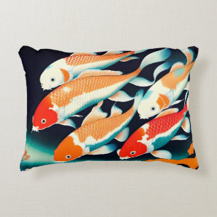 GASP OF KOI ACCENT PILLOW
