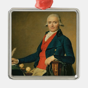 Gaspard Meyer  or The Man in the Red Waistcoat Metal Ornament