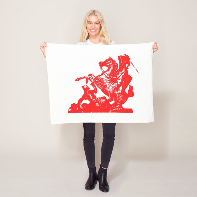Gaspard's Children Flag - Small Fleece Blanket (In Situ)