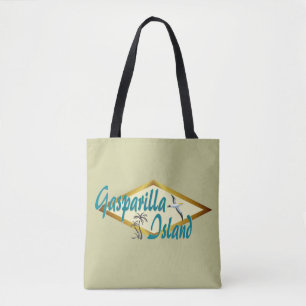 Gasparilla Island Florida Seagull design Tote Bag