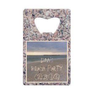 Gasparilla Island Sunset Wallet Bottle Opener