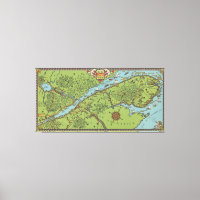 Gaspe Peninsula, Canada Map