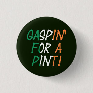 Gaspin for a pint pbcn 1 inch round button