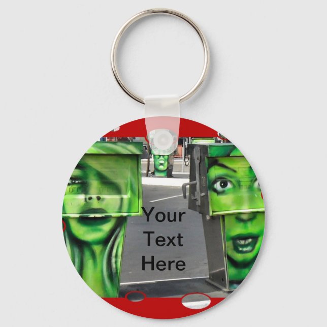 Gasps Pumps Keychain (Front)