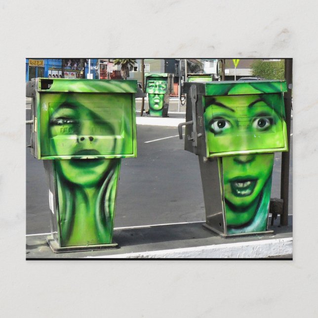 Gasps Pumps Postcard (Front)