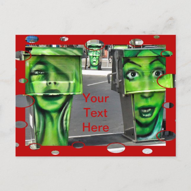 Gasps Pumps Postcard (Front)