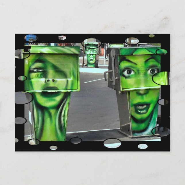 Gasps Pumps Postcard (Front)