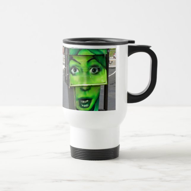 Gasps Pumps Travel Mug (Right)