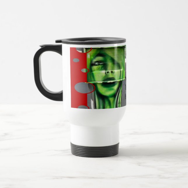 Gasps Pumps Travel Mug (Left)