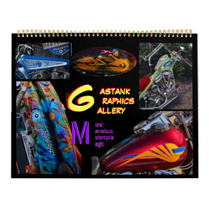 Gastank Graphics Motorcycle paint art Huge Calendar