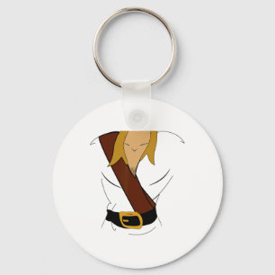 Gaston Halloween Costume Fun Keychain