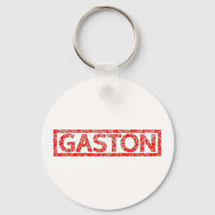 Gaston Stamp Keychain