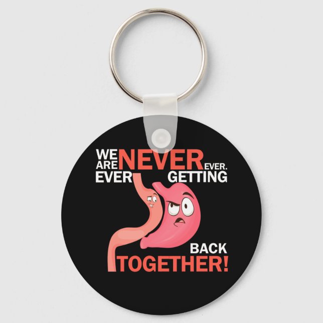 Gastric Sleeve Bariatric Gastric Surgery Medical Keychain (Front)