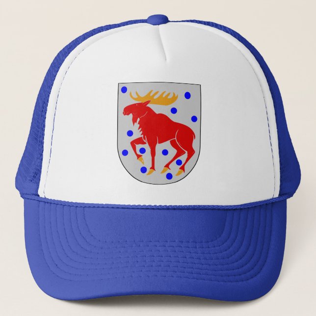 Gästrikland Coat of Arms Scandinavian Trucker Hat (Front)