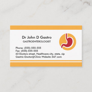 Gastroenterologist business card