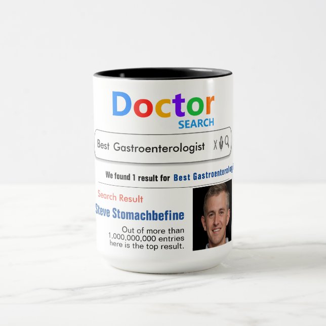 Gastroentérologue Funny Gidon Mug (Centre)