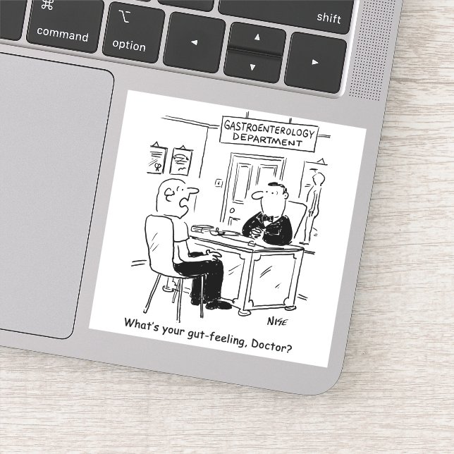 Gastroenterology Cartoon Patient in Surgery (Detail)