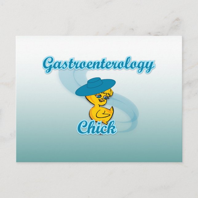 Gastroenterology Chick #3 Postcard (Front)