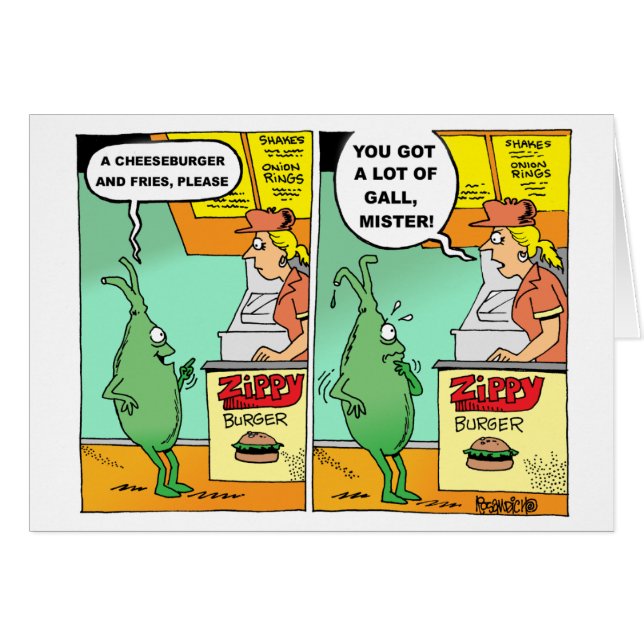 Gastrointestinal Gall Bladder Card (Front Horizontal)