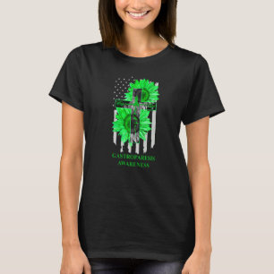 Gastroparesis Awareness Green Ribbon Faith Hope Lo T-Shirt
