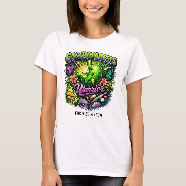Gastroparesis Warrior T-Shirt (Front)