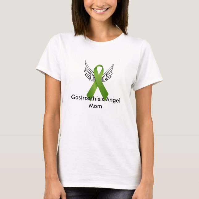 Gastroschisis Angel Mom T-Shirt (Front)