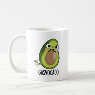 Gasvocado Funny Farting Avocado Pun Coffee Mug