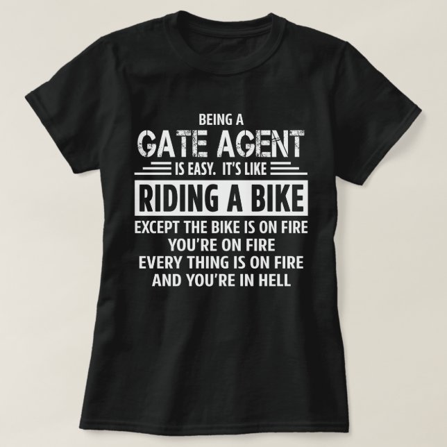 Gate Agent T-Shirt (Design Front)