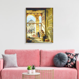 Gate Great Umayyad Mosque Damascus Bauernfeind Canvas Print