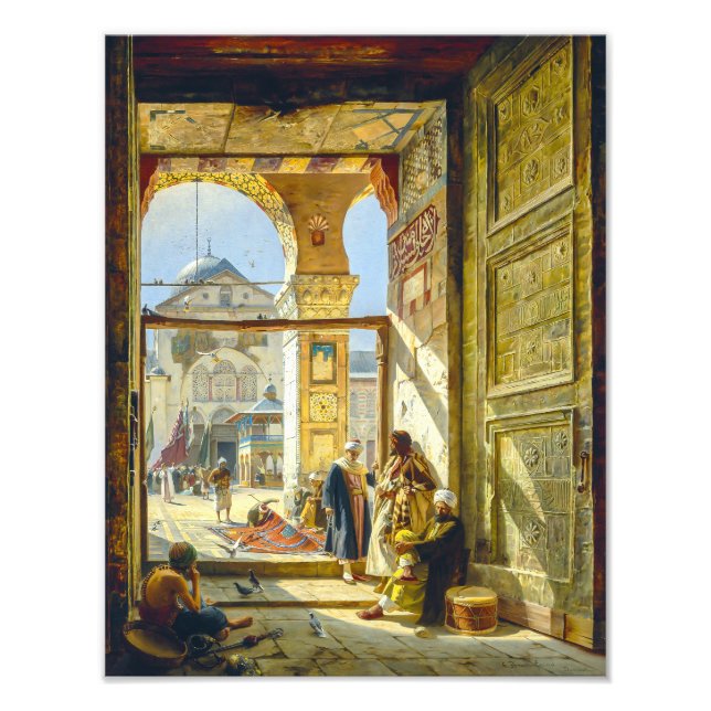 Gate Great Umayyad Mosque Damascus | Bauernfeind | Photo Print (Front)