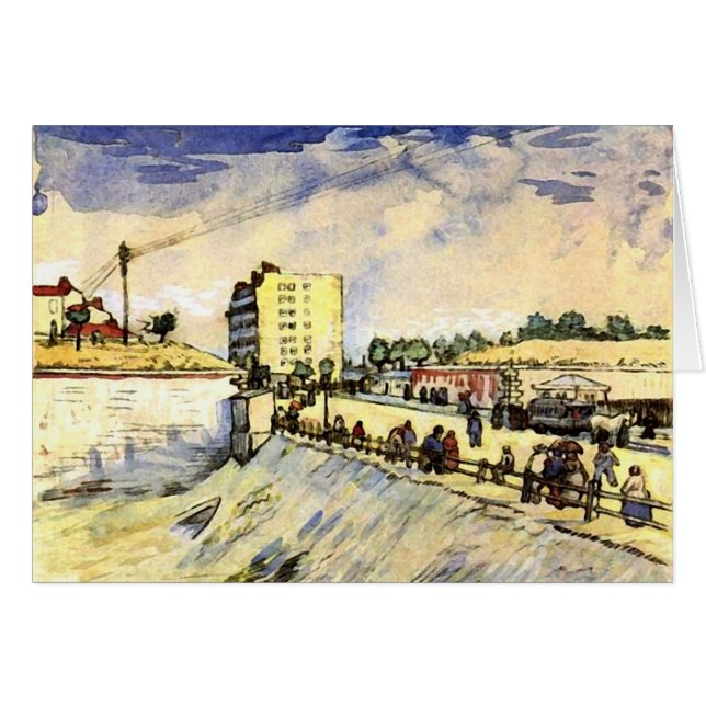 Gate in Paris Ramparts Van Gogh Fine Art (Front Horizontal)
