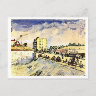 Gate in Paris Ramparts, Vincent van Gogh Postcard