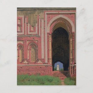 Gate Near Kutub-Minar, Old Delhi, 1875 Postcard