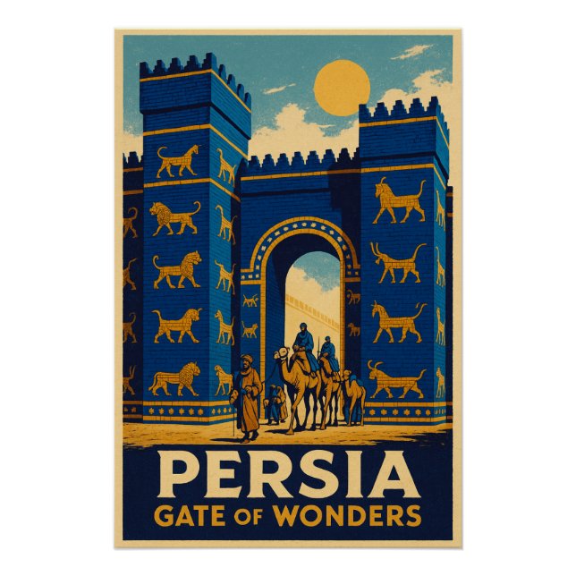 Gate of Ishtar – Babylonian Dream Poster (Front)