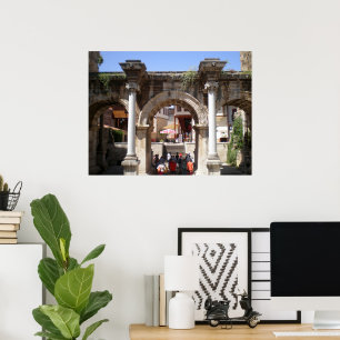 Gate of the Roman Emperor Hadrian Poster
