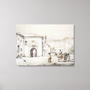 Gate of the Vine (Puerta del Vino), from 'Sketches Canvas Print