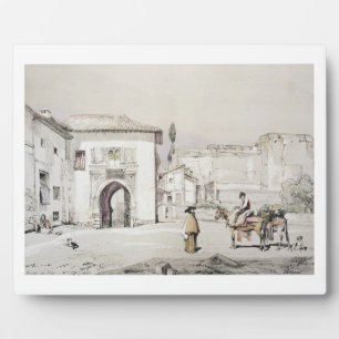 Gate of the Vine (Puerta del Vino), from 'Sketches Plaque