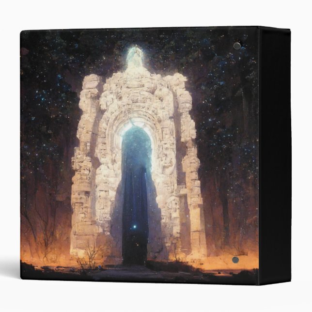 Gate To Eternity Fantasy Sci-Fi Art Binder (Back/Spine)
