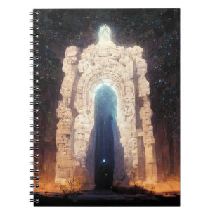 Gate To Eternity Fantasy Sci-Fi Art Notebook