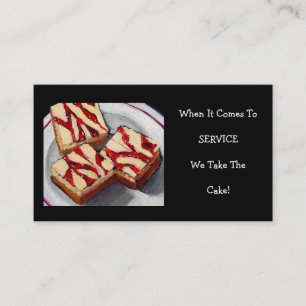 GÂTEAU AU FROMAGE : ART : CARTE DE VISITE