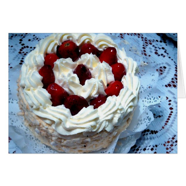 Gâteau aux fraises (Devant horizontal)