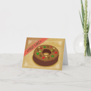 Gâteau aux fruits : Carte pour les fêtes