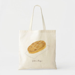 Gâteau Basque watercolor Tote Bag