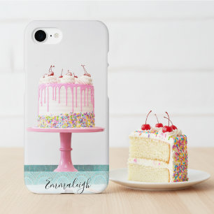 Gâteau d'anniversaire rose pour une douce 16e anné