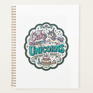 Gâteau de Licorne Confettis Licornes POD Prêt POD