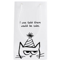 Gâteau fâché des demandes de chat - sac drôle de