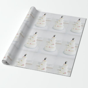 gâteau mariage - papier d'emballage cadeau