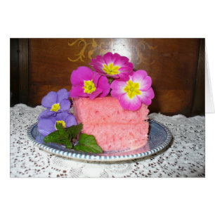 Gâteau victorien de recette-rose