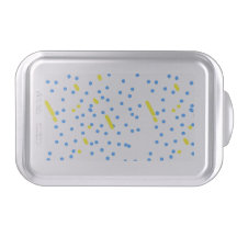 Moule à gâteau à points bleus