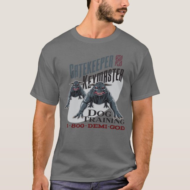 Gatekeeper and KeyMaster Dograining gift T-Shirt (Front)